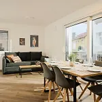 公寓 Rent4living Wlan I Kostenfreie Tiefgarage I Therme 5 Minuten Zu Fuss I Barrierearm 巴特基辛根