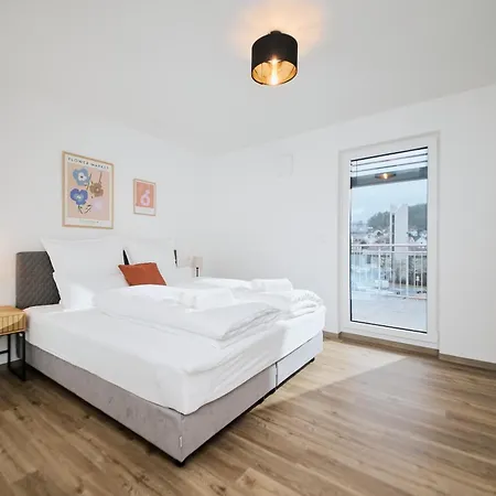 Moderne Mit Highspeed-wlan Und Gratis-tiefgarage Ihr Perfekter Rueckzugsort Nahe Dem Zentrum Und Der Therme I Barrierearm Appartement Bad Kissingen